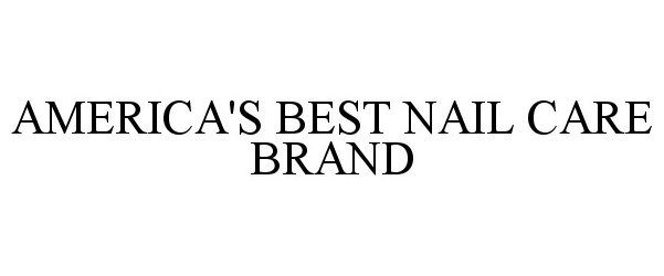  AMERICA'S BEST NAIL CARE BRAND