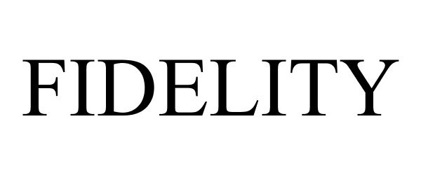 Trademark Logo FIDELITY