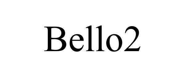 Trademark Logo BELLO2