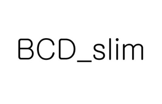 Trademark Logo BCD_SLIM