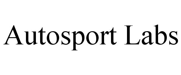 Trademark Logo AUTOSPORT LABS