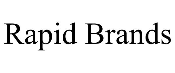Trademark Logo RAPID BRANDS