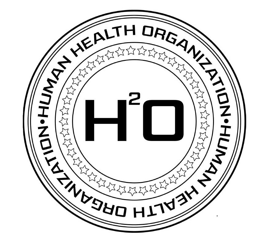 Trademark Logo H2O HUMAN HEALTH ORGANIZATION HUMAN HEALTH ORGANIZATION
