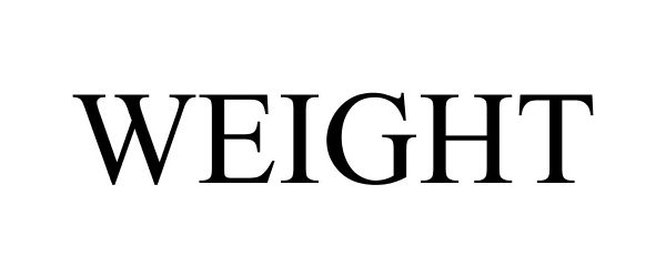 Trademark Logo WEIGHT