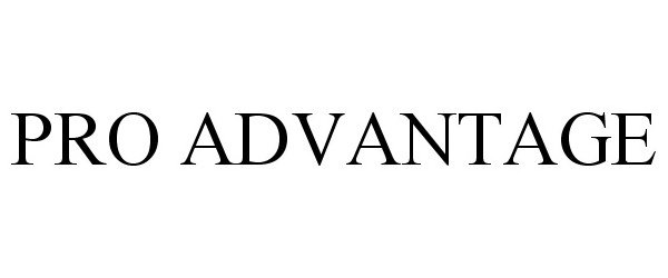 Trademark Logo PRO ADVANTAGE