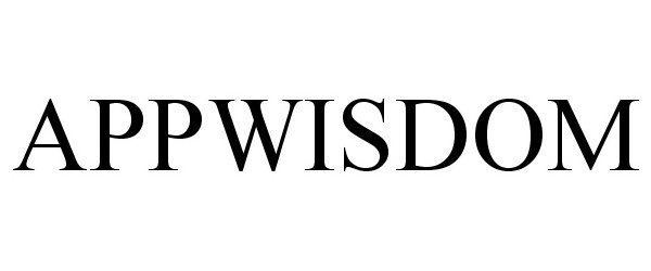 Trademark Logo APPWISDOM