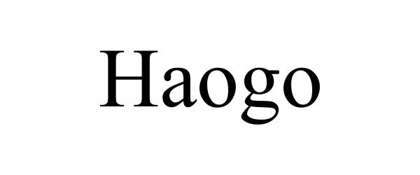 Trademark Logo HAOGO