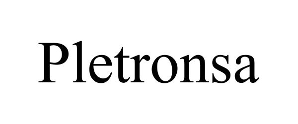 Trademark Logo PLETRONSA