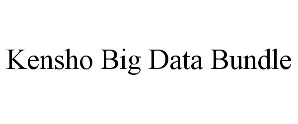  KENSHO BIG DATA BUNDLE