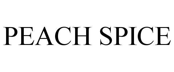 Trademark Logo PEACH SPICE