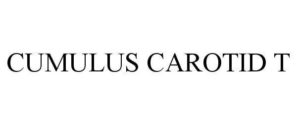  CUMULUS CAROTID T