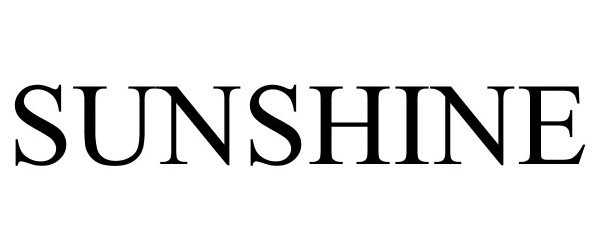 Trademark Logo SUNSHINE