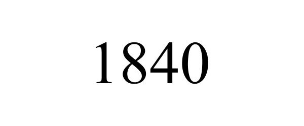 Trademark Logo 1840