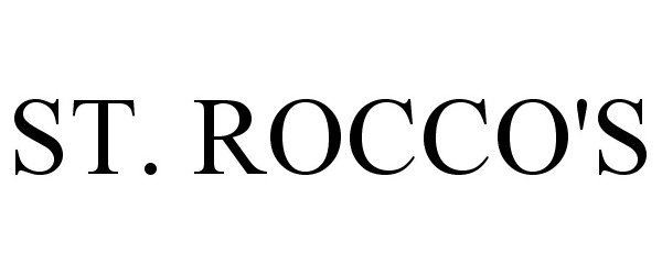  ST. ROCCO'S
