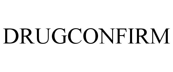 Trademark Logo DRUGCONFIRM