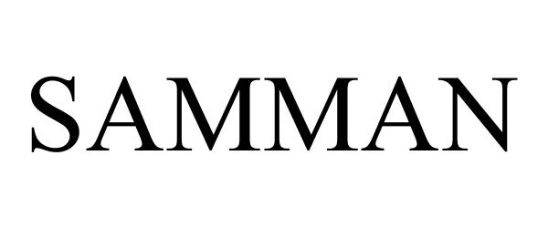Trademark Logo SAMMAN