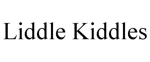 Trademark Logo LIDDLE KIDDLES