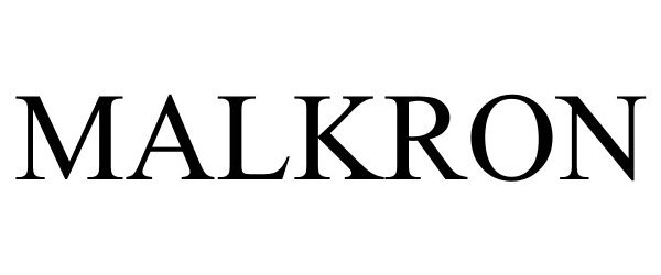 Trademark Logo MALKRON