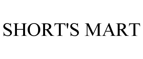 Trademark Logo SHORT'S MART