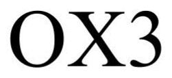 Trademark Logo OX3