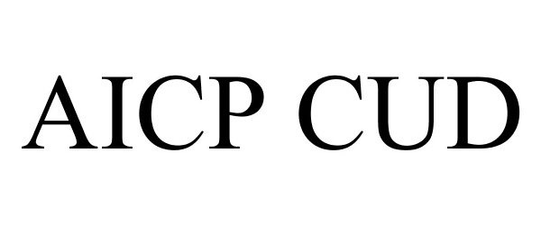 Trademark Logo AICP CUD