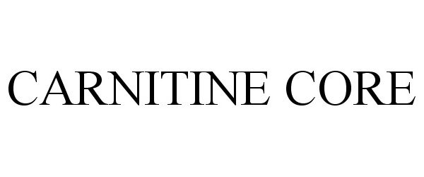 Trademark Logo CARNITINE CORE