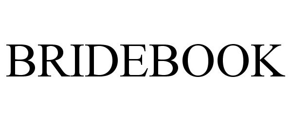 Trademark Logo BRIDEBOOK