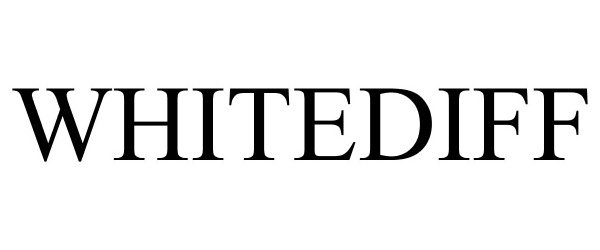 Trademark Logo WHITEDIFF