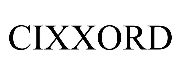 Trademark Logo CIXXORD