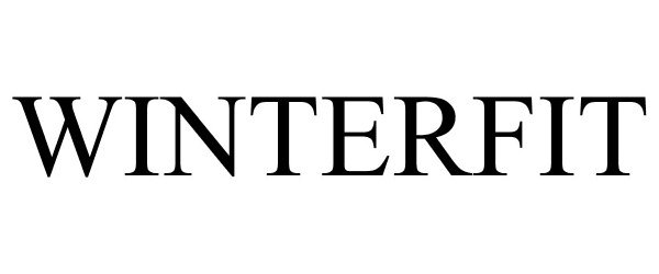 Trademark Logo WINTERFIT