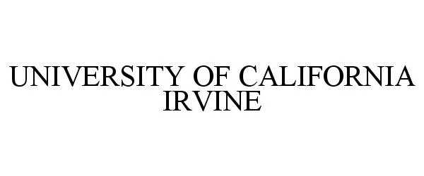  UNIVERSITY OF CALIFORNIA IRVINE