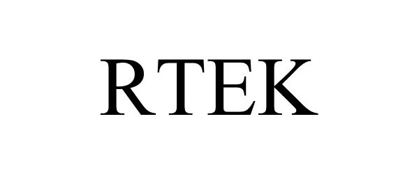 Trademark Logo RTEK