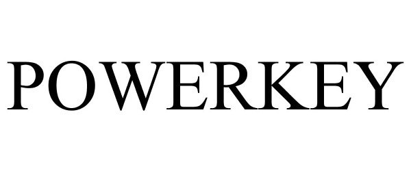 Trademark Logo POWERKEY
