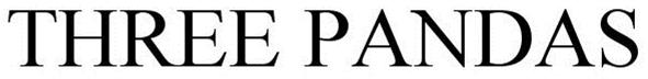 Trademark Logo THREE PANDAS