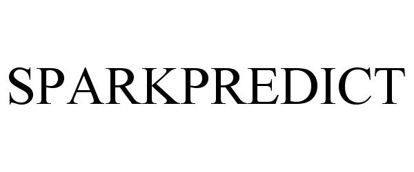 Trademark Logo SPARKPREDICT