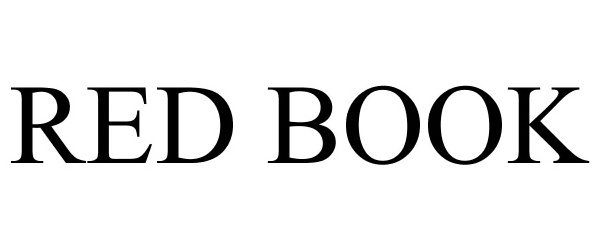 Trademark Logo RED BOOK