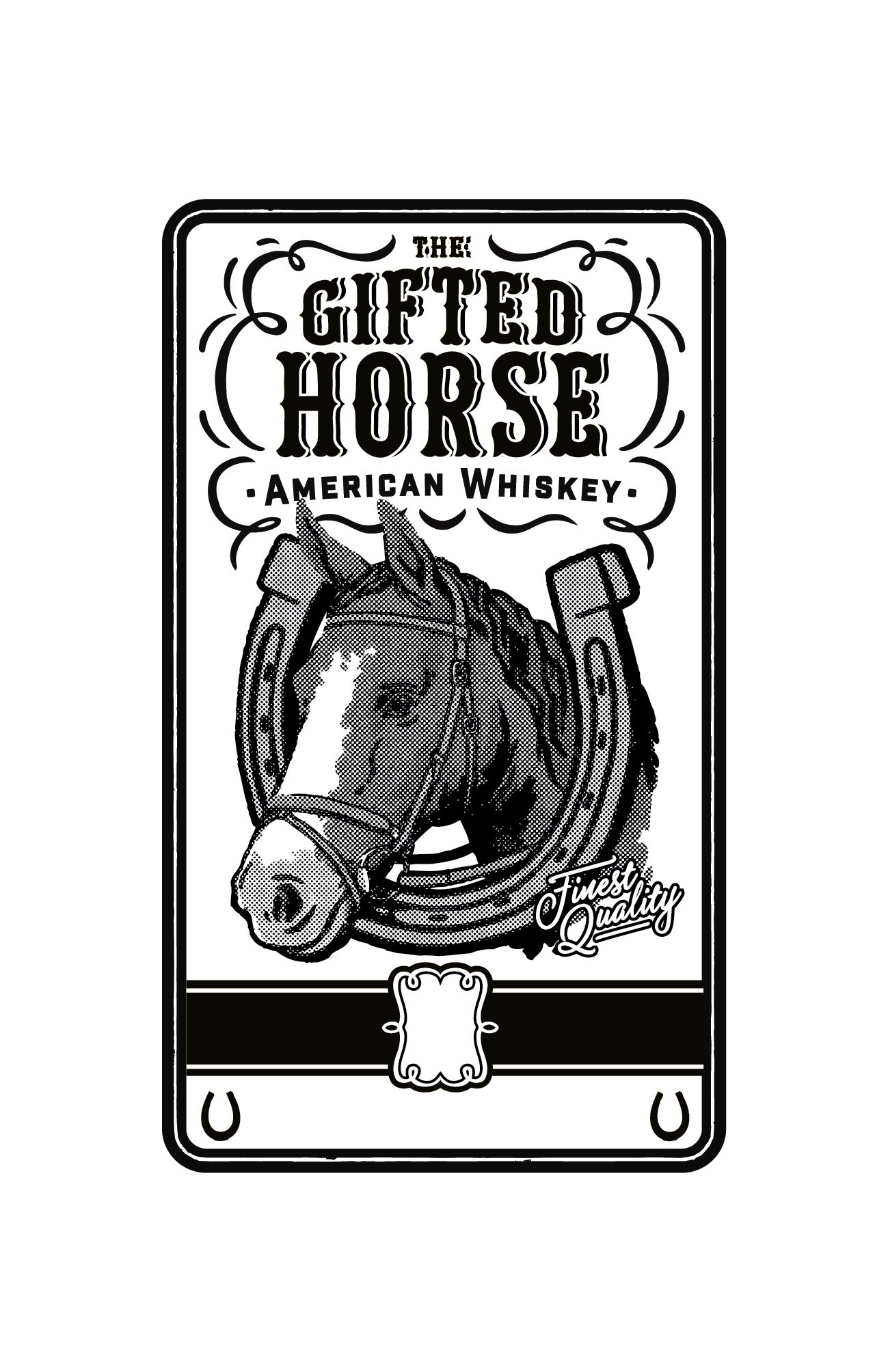  THE GIFTED HORSE AMERICAN WHISKEY FINEST QUALITY