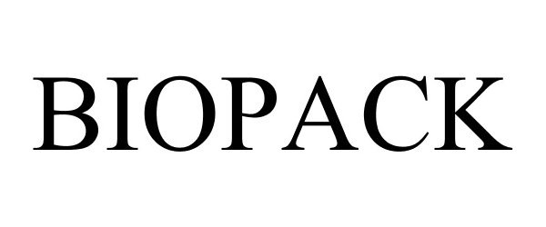 Trademark Logo BIOPACK