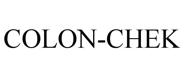 Trademark Logo COLON-CHEK