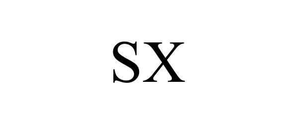 Trademark Logo SX