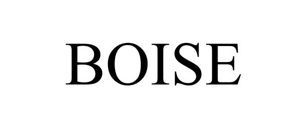 Trademark Logo BOISE