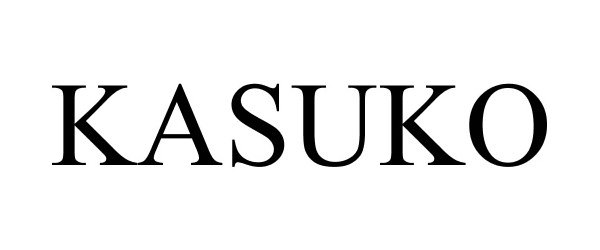 Trademark Logo KASUKO