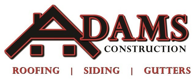 Trademark Logo ADAMS CONSTRUCTION ROOFING | SIDING | GUTTERS