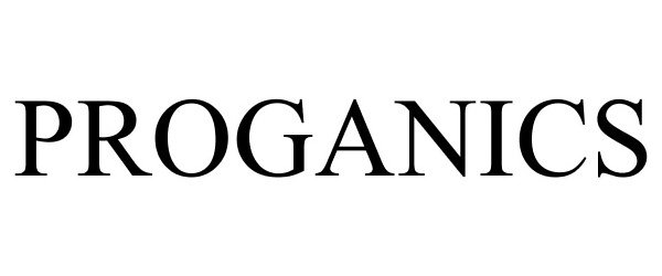 Trademark Logo PROGANICS