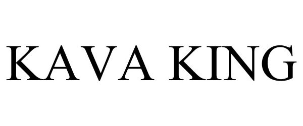 Trademark Logo KAVA KING