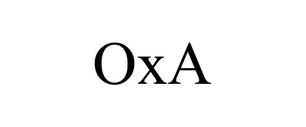 Trademark Logo OXA