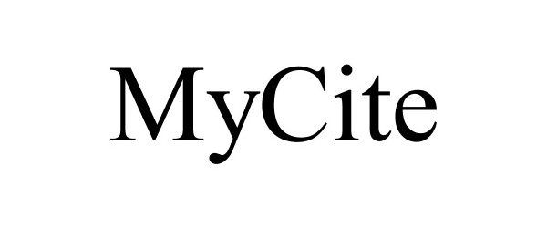 Trademark Logo MYCITE