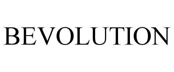 Trademark Logo BEVOLUTION