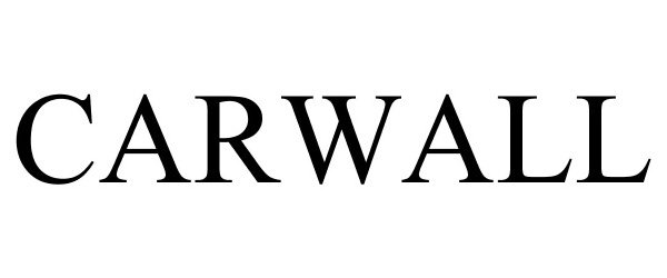 Trademark Logo CARWALL