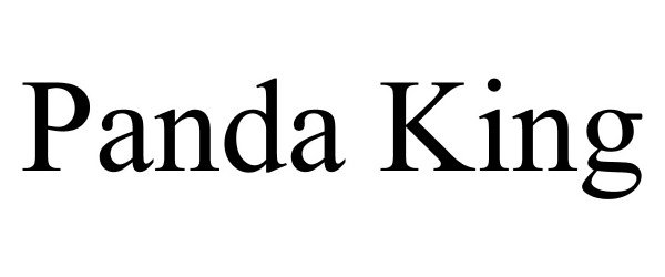 Trademark Logo PANDA KING